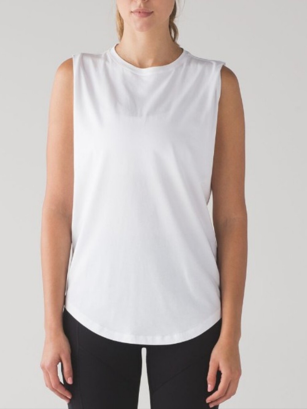 Lululemon Brunswick Muscle Tank White EUC